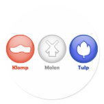 Three Dutch Icons Stickers