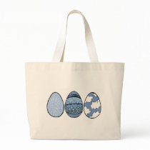 Three Eggs Blue bags