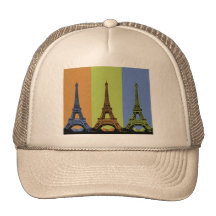 Three Eiffel Towers in Paris Hat