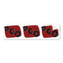 Three Elements bumper stickers