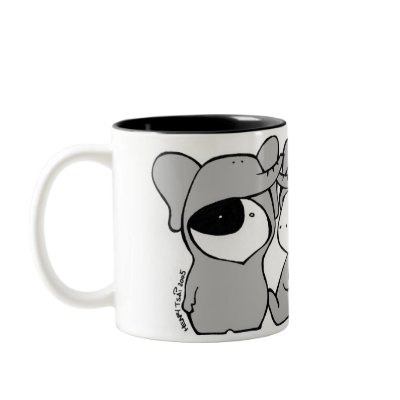 Three "Elephants" Mug by henry_tsai