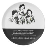 three evils plate