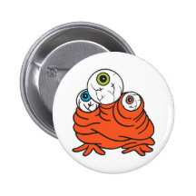 three eyeballs monster button