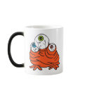 three eyeballs monster mugs by doonidesigns three eyeballs monster mugs