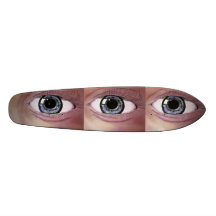 Three Eyed Monster Custom Skateboard