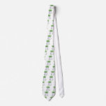 three eyed silly green furry monster neck ties