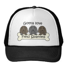 Three Field Spaniels Mesh Hat