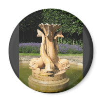 Three Fish Fountain magnets by lifesphere Three Fish Fountain magnets