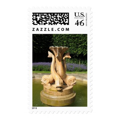 Three Fish Fountain Stamps by lifesphere