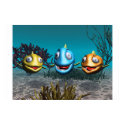 Three fishes posters