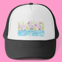 Three Flamingos hats