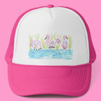 Three Flamingos hats