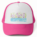 Three Flamingos Hat