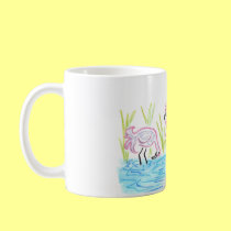 Three Flamingos mugs