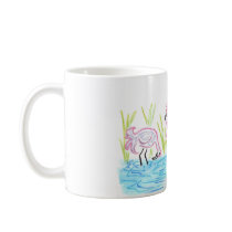 Three Flamingos Mug