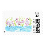 Three Flamingos