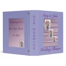 Three flower pots wedding binder by Emazevedo Three flower pots wedding binder