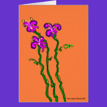 Three Flowers #1 cards