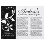 Three Fold Beauty Salon Brochure Flyer Design