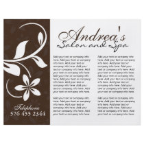 Three Fold Beauty Salon Brochure Flyer