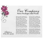 Three Fold Beauty Salon Brochure flyers