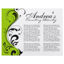 Three Fold Makeup Artist Brochure Flyer Design
