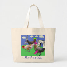Three French Hens Bags