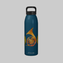 Three French Horns water bottles