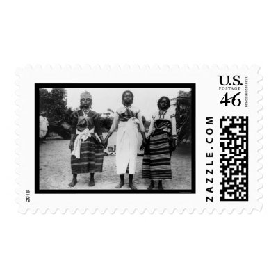 Three Girls From Madagascar 1910 Postage by lc_vintagephotos