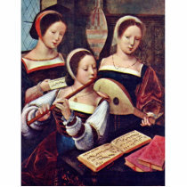 Three Girls Playing Musical Instruments By Meister Photo Cut Out