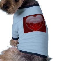 Three Glass Hearts Background pet clothing by lifesphere Three Glass Hearts Background pet clothing