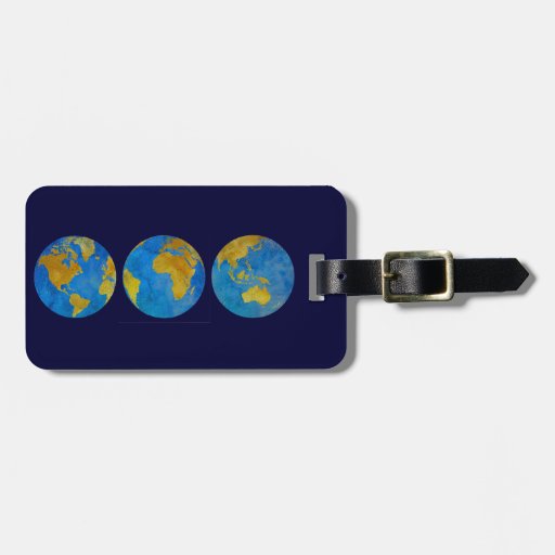 Three Globes Travel Bag Tags