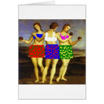 Three Grace- Aglaia, Euphrosyne &Thalia cards