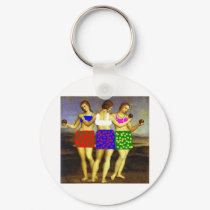 Three Grace- Aglaia, Euphrosyne &Thalia keychains