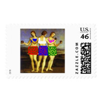 Three Grace- Aglaia, Euphrosyne &Thalia postage