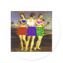 Three Grace- Aglaia, Euphrosyne &Thalia stickers