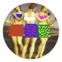 Three Grace- Aglaia, Euphrosyne &Thalia stickers