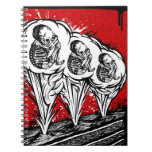 Three Graphic Skeletons, Notebook notebooks