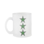 Three Green Stars Mug