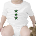 Three Green Stars t-shirts