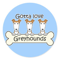 Three Greyhounds stickers