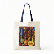 Three Guitars Canvas Bags