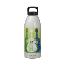 Three Guitars Water Bottles