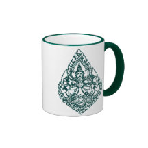 THREE HEAD BUDDHA PRAYING LAO, THAI & CAMBODIA COFFEE MUGS