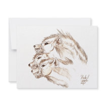Three headed Hyena invitations