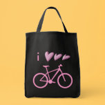 Three hearts and a pink mountain bike bag.