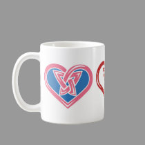 Three hearts mugs