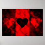 Three Hearts Print