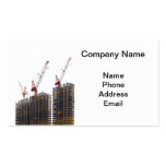 Three Highrise Construction business cards