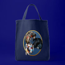 Three Horses Framed Bag by Lotacats Three Horses Framed Bag